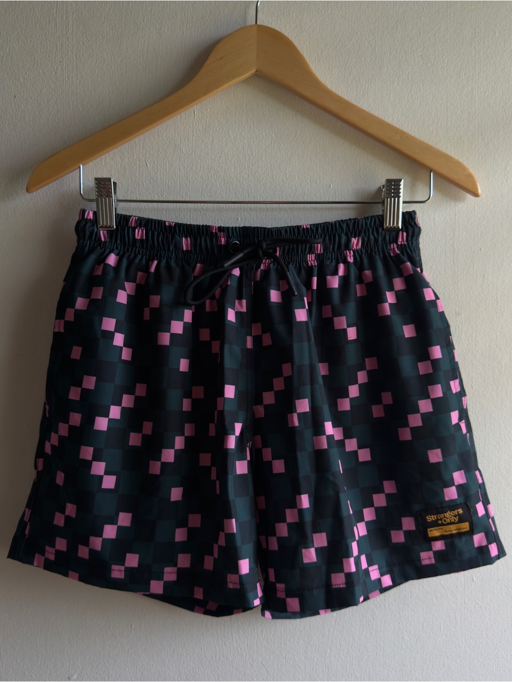 Strangers Only Graphic Swim Shorts